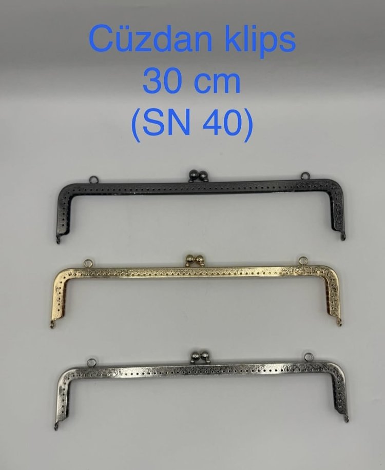 30 cm cüzdan klips 
