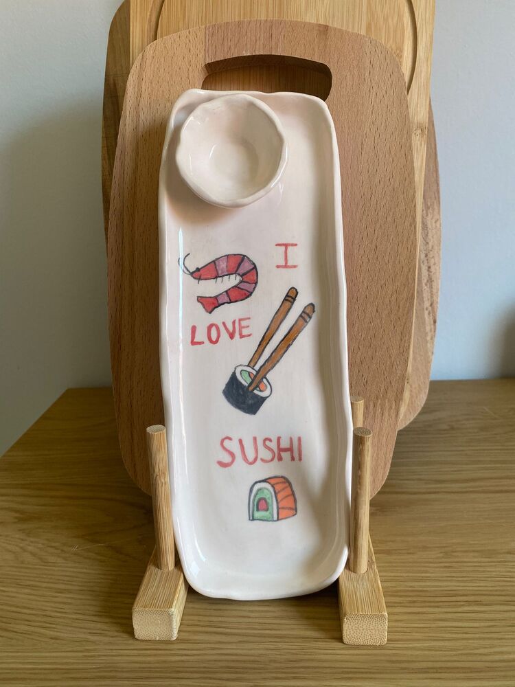 sushi tabağı&sosluk