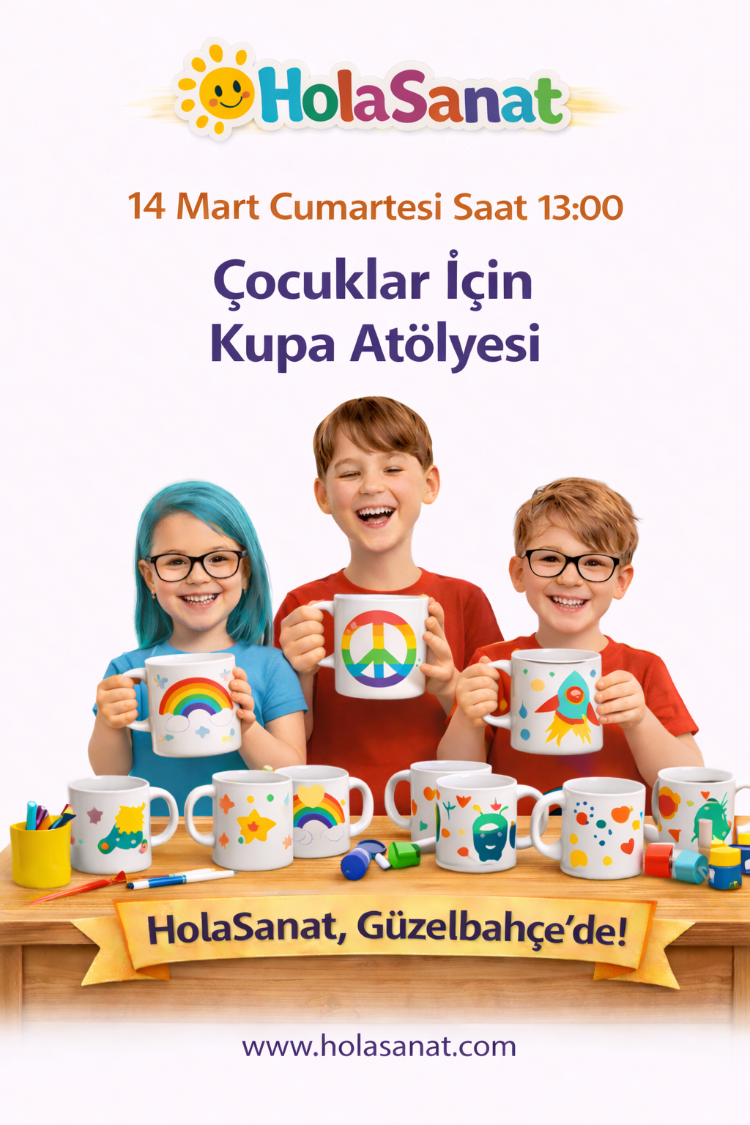 Çocuklar İçin Kupa Tasarım Atölyesi