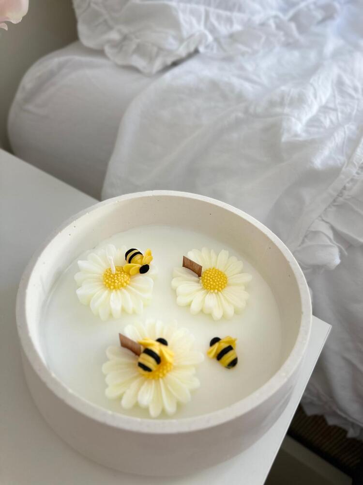 Arılı Papatya Bahçesi – Papatya Kokulu