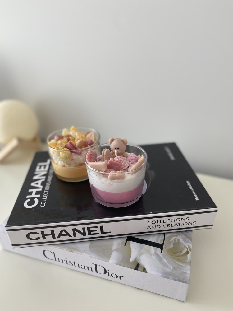 Cute bear candle
