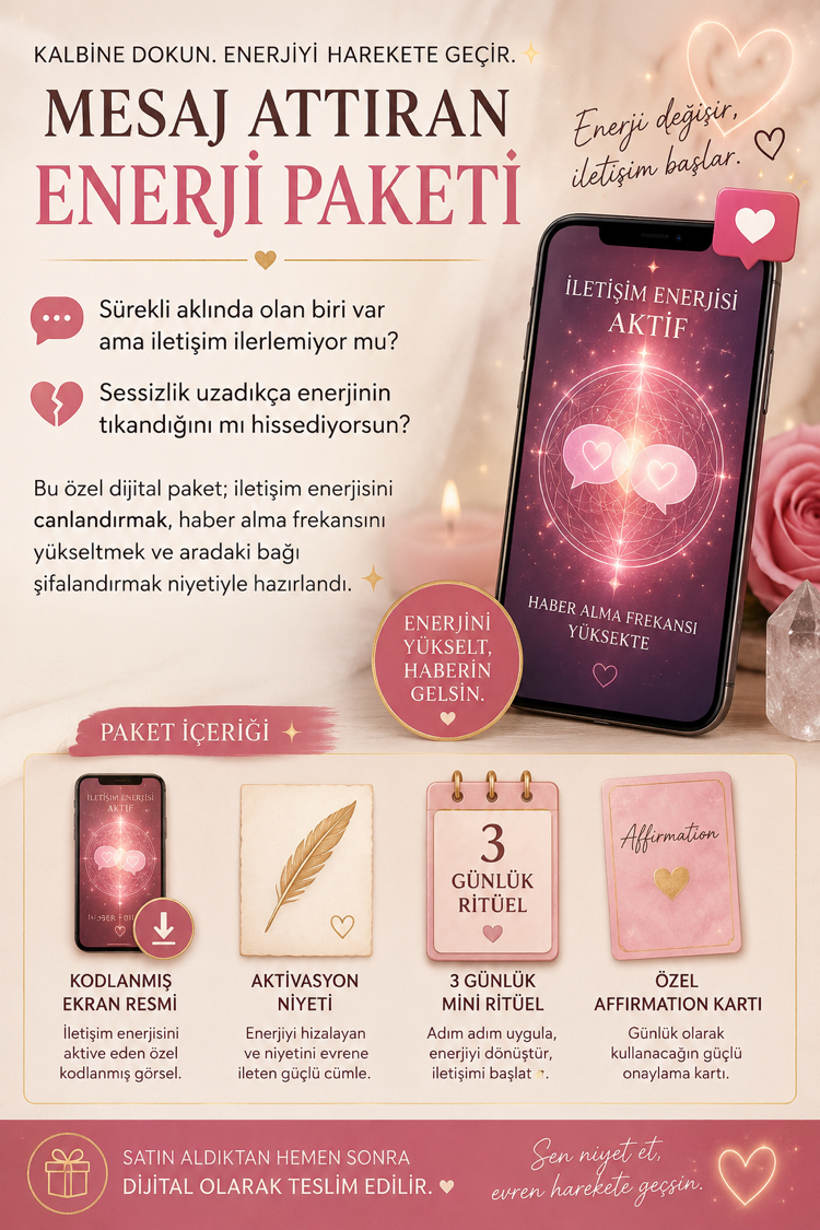 MESAJ ATTIRAN ENERJİ PAKETİ