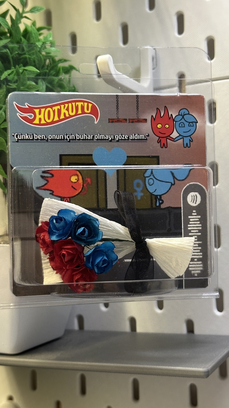 Ateş Ve Su küçük çiçek buket HotKutu
