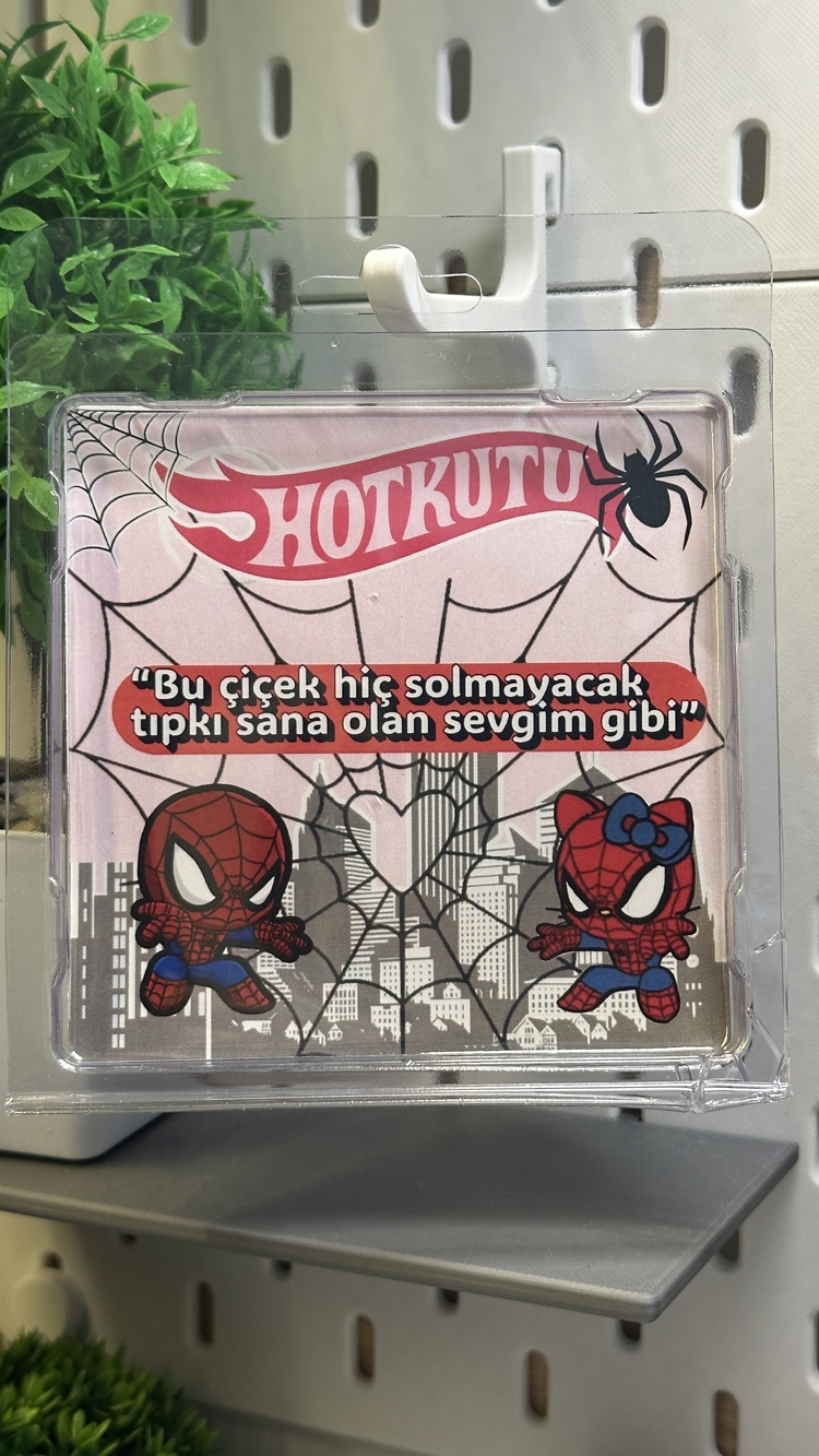 Spiderman küçük çiçek buket HotKutu