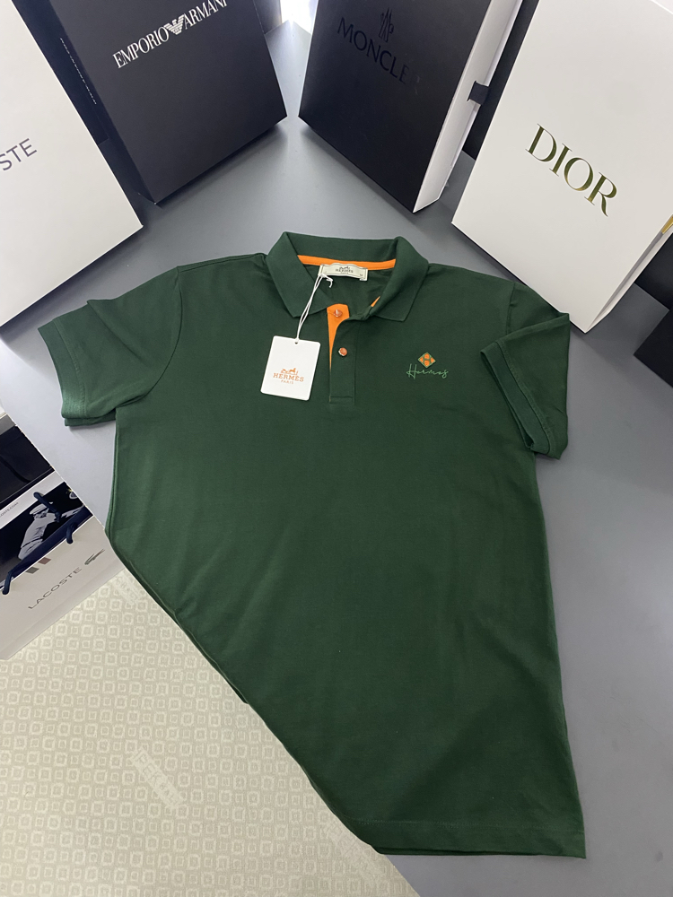 HERMES YAKALI T-SHİRT