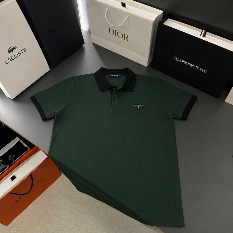 PRADA YAKALI T-SHİRT