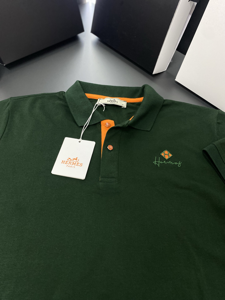 HERMES YAKALI T-SHİRT