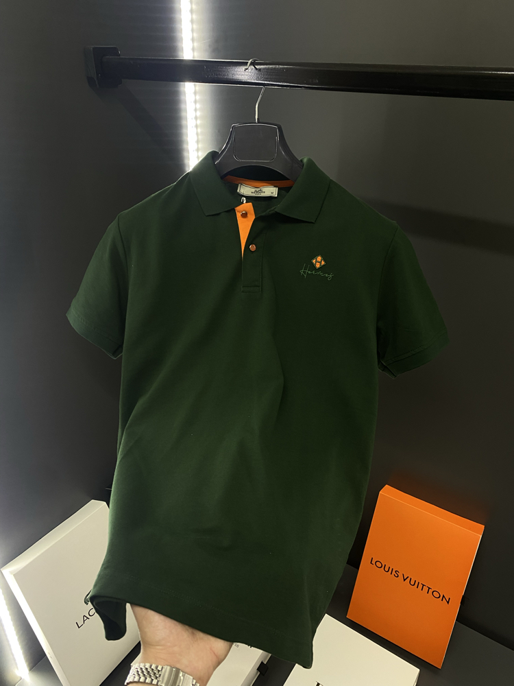 HERMES YAKALI T-SHİRT