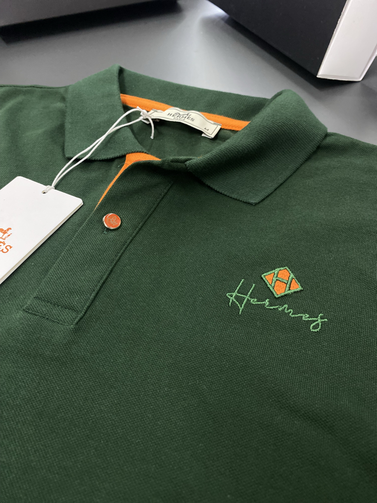 HERMES YAKALI T-SHİRT