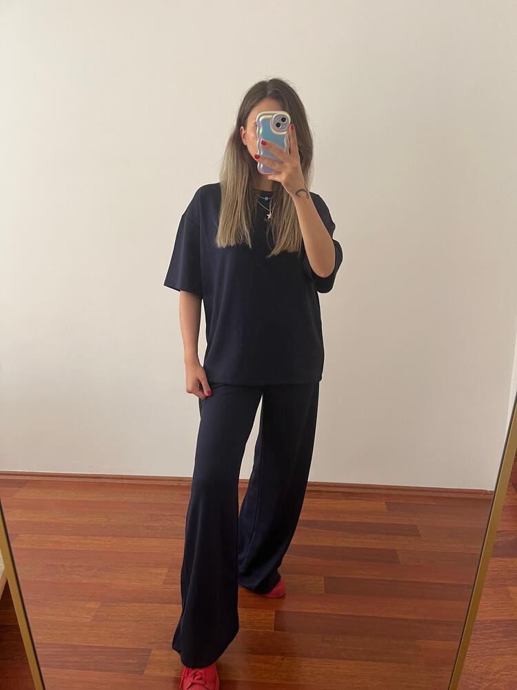 OYSHO MODAL ALT ÜST LACİVERT TAKIM