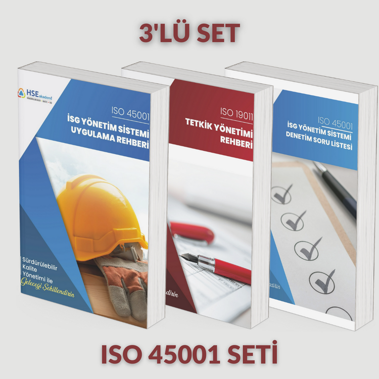 ISO 45001:2018 İş Sağlığı ve Güvenliği Yönetim Sistemi Uygulama Seti