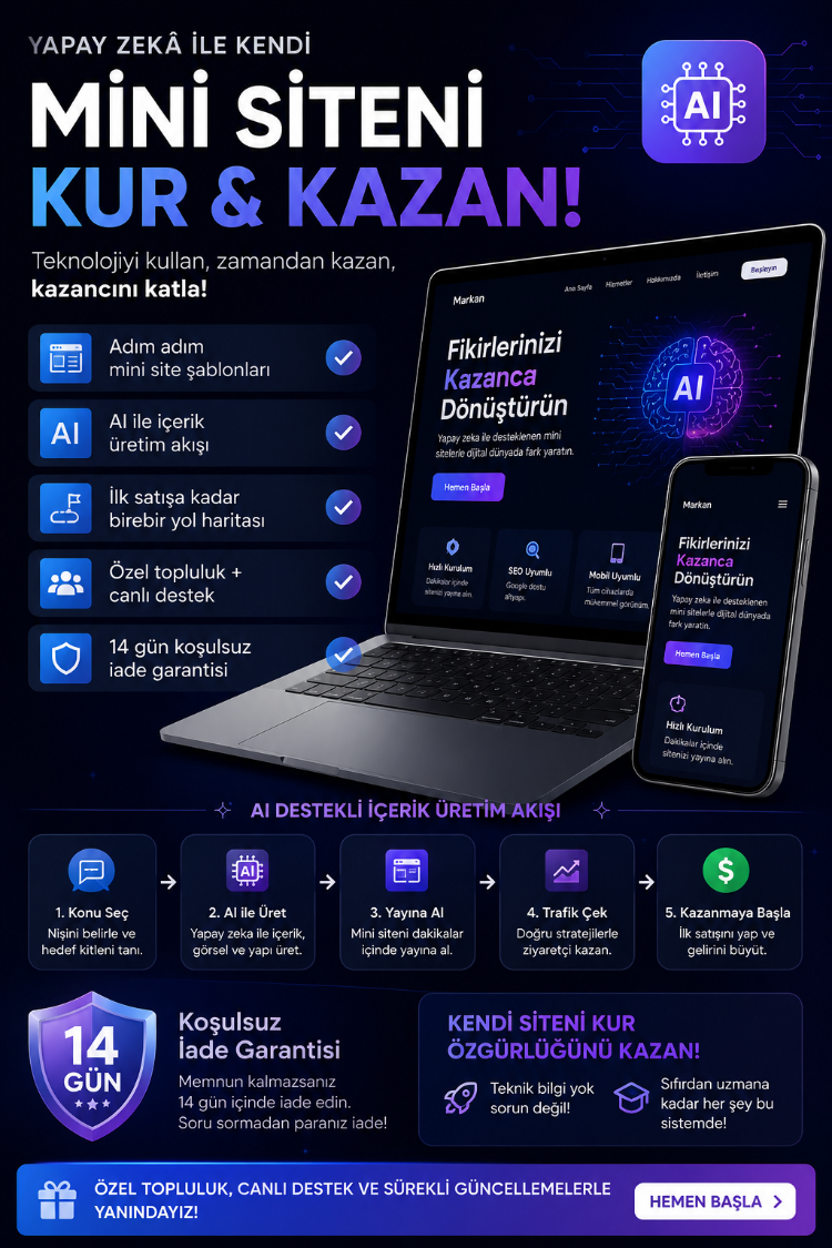 Yapay Zekâ Mini Site Sistemi