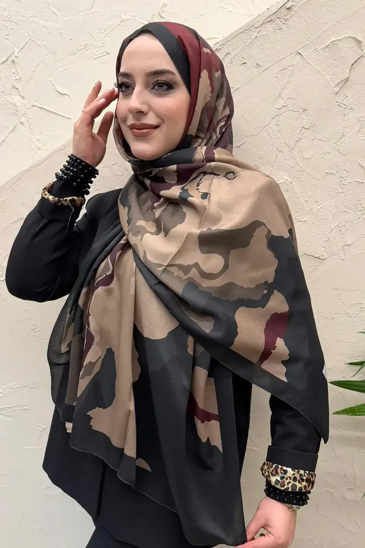 SOYUT DESEN VUAL SOFT SİYAH ŞAL