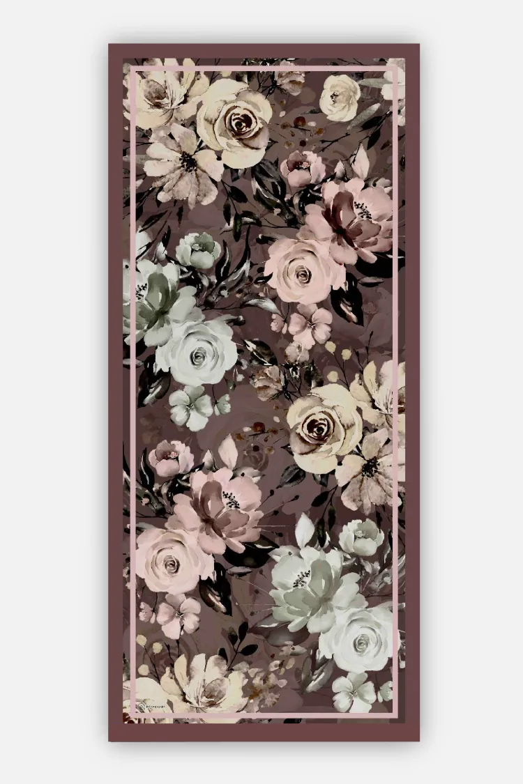 BLOOM DESEN TOZLU KAHVE BAMBU KRAŞ ŞAL