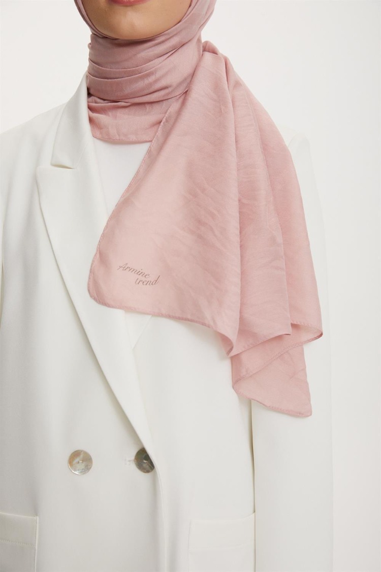 ARMİNE TREND OUTLET SOFT PEMBE ORGANİK KOTON ŞAL