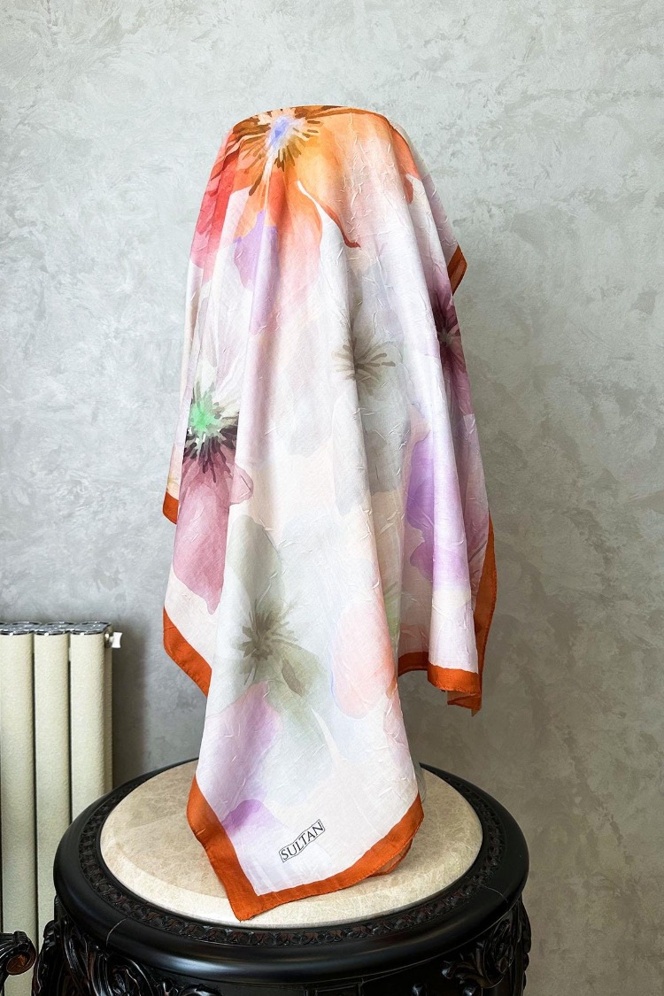 AYLİN DESEN SOFT KİREMİT BAMBU KRAŞ ŞAL