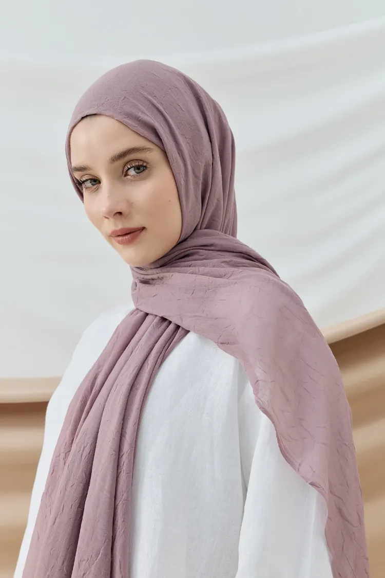 DÜZ BAMBU KRAŞ VİNTAGE ROSE ŞAL