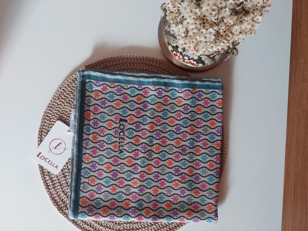 LOCELLA SOFT PAMUK TAŞ EŞARP