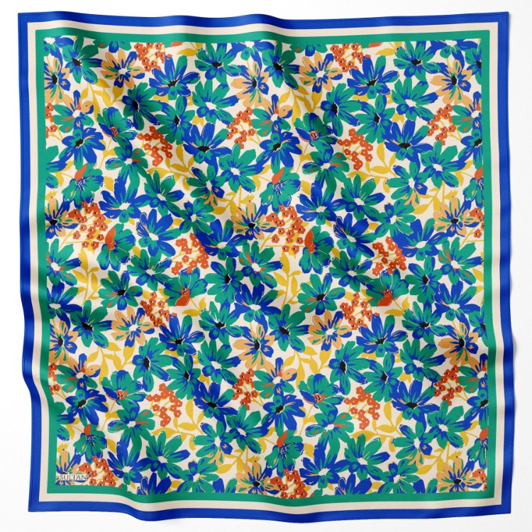 FRESH PAMUK ROYAL BLUE EŞARP