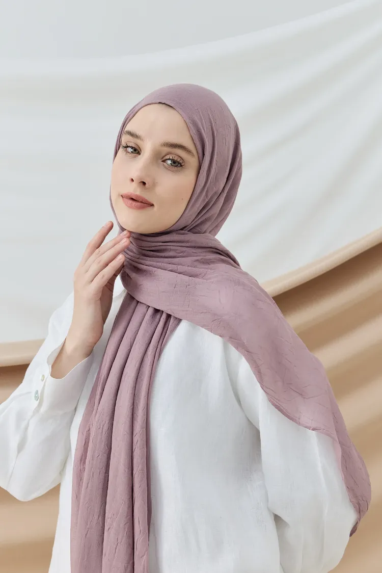 DÜZ BAMBU KRAŞ VİNTAGE ROSE ŞAL