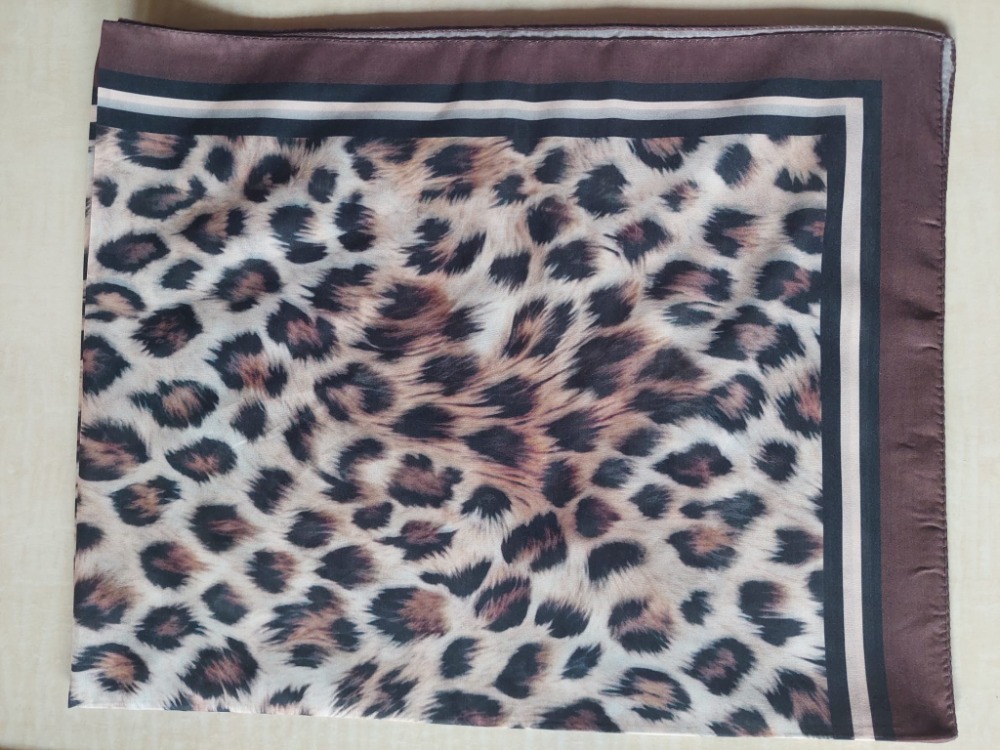 LEOPAR DESEN KAHVE ŞAL