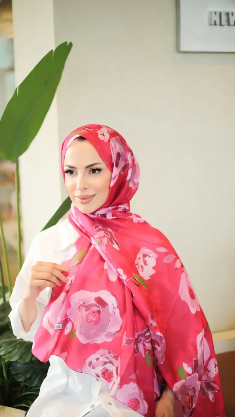 ROSA İTHAL İPLİK SOFT  FUŞYA ŞAL