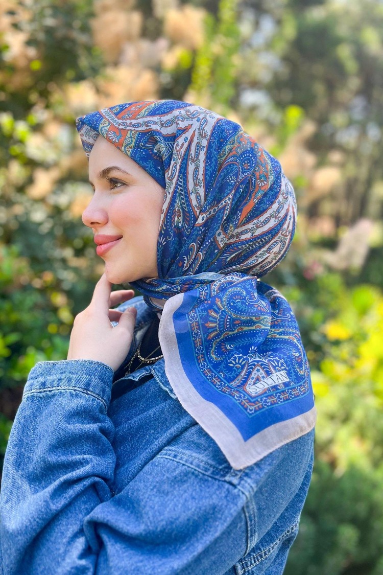 FRESH PAMUK MARİNE OTANTİK EŞARP