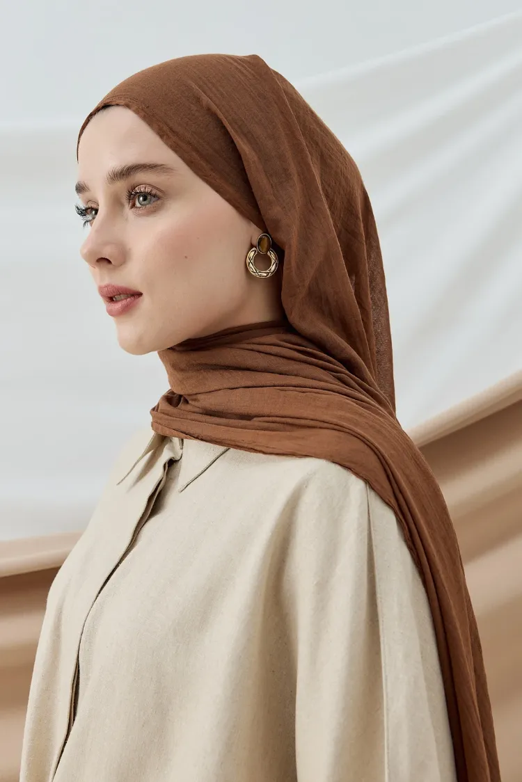 AYA SERİSİ KAHVERENGİ ŞAL 