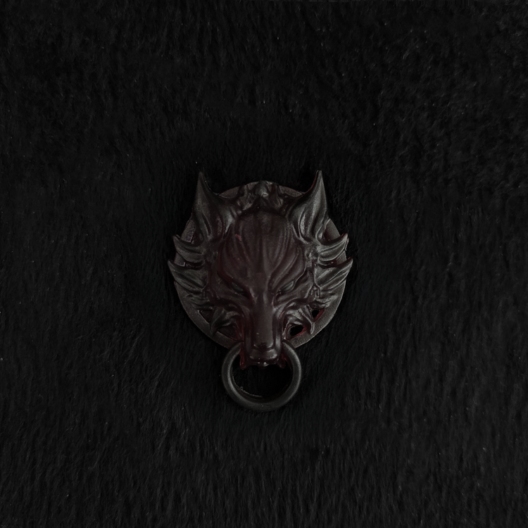 Koyu Bordo Fenrir Rozet