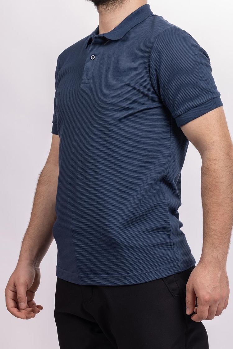 PETEK DESEN PAMUKLU POLO YAKA TİŞÖRT