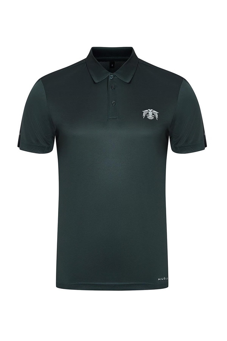 HUĞLU OUTDOOR POLO YAKA TİŞÖRT- PETROL YEŞİL