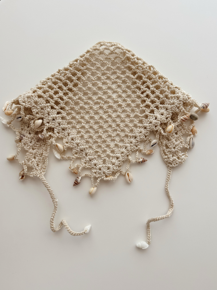 Deniz kabuklu bandana