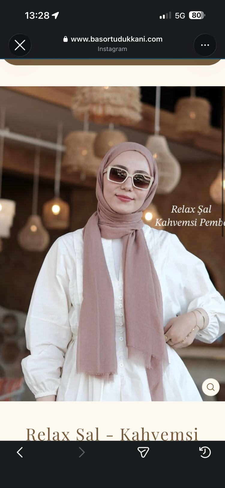 Relax Şal ( kahvemsi pembe ) 