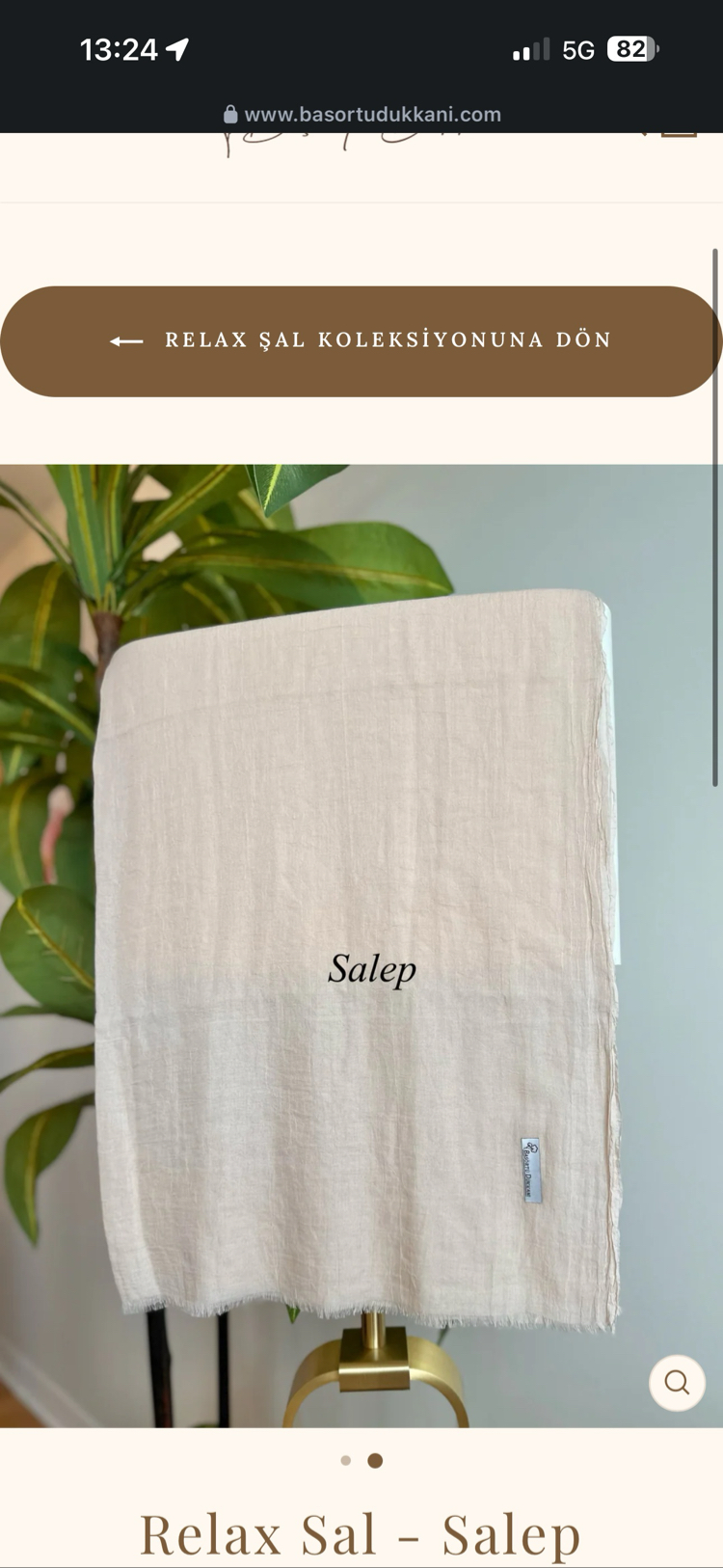 Relax şal ( salep )