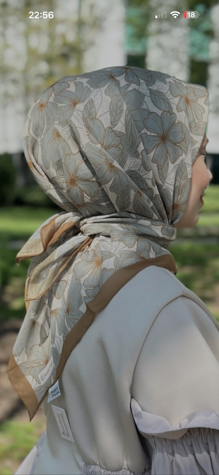 Floria Touch Eşarp ( Hardal )
