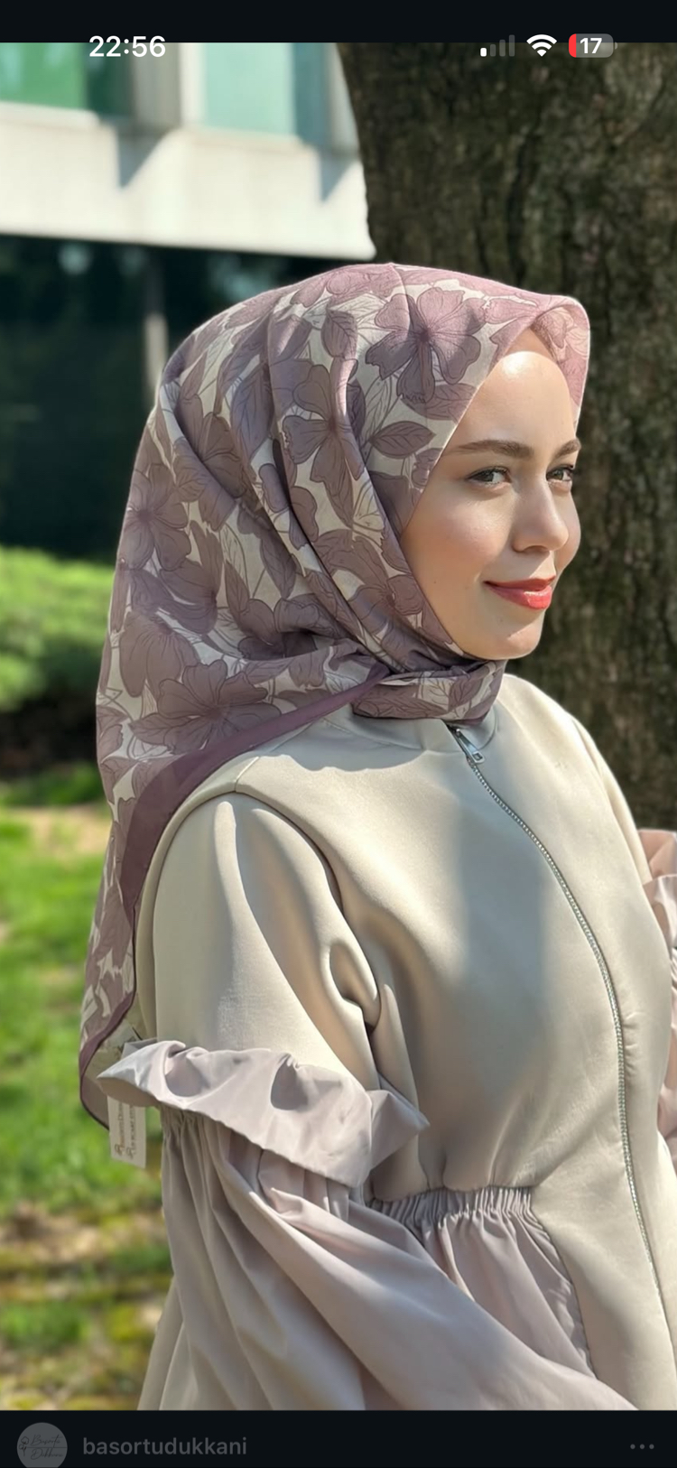Floria Touch Eşarp ( Gül )