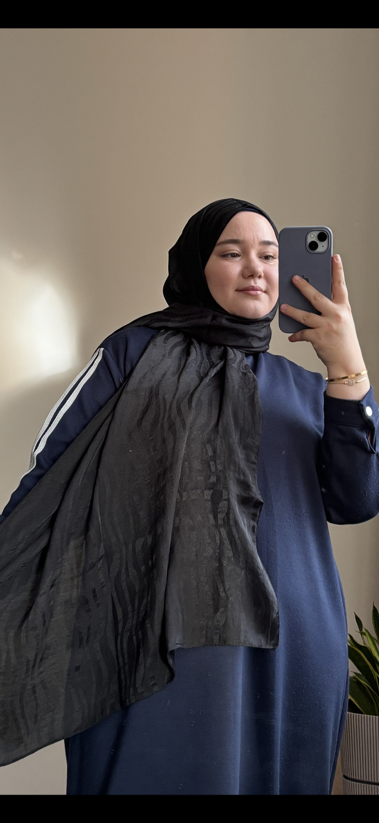 Ayrobin Pamuk Jakar Şal ( Siyah )