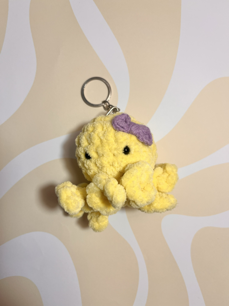 Sarı Ahtapot : Amigurumi Charm