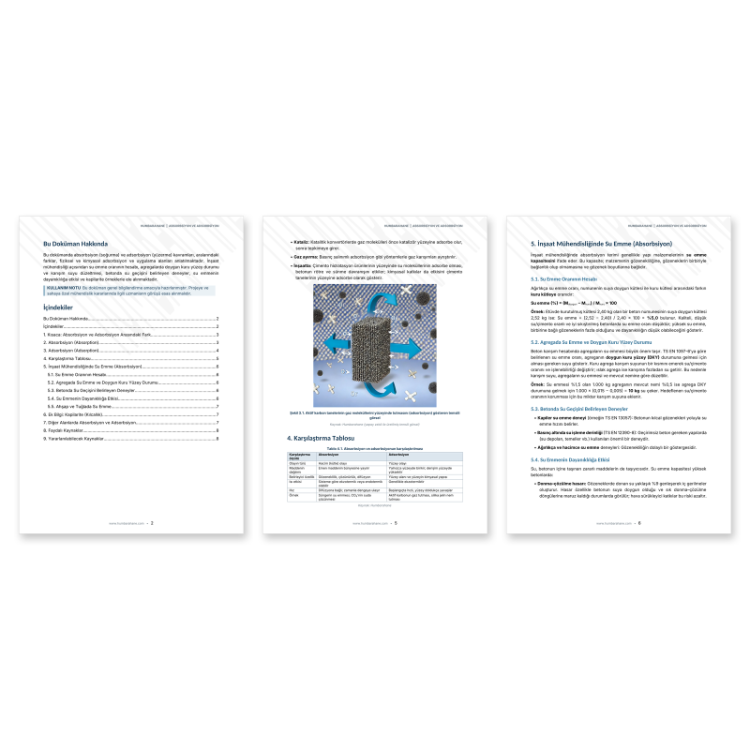 Absorbsiyon ve Adsorbsiyon – PDF Doküman (Humbarahane)