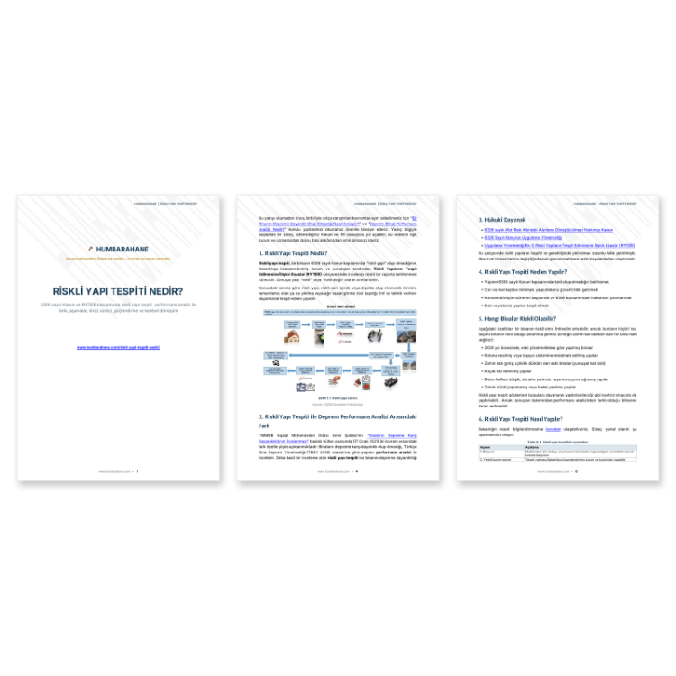 Riskli Yapı Tespiti Nedir? – PDF Rehber