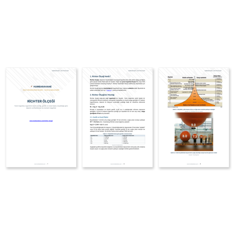 Richter Ölçeği – PDF Doküman (Humbarahane)