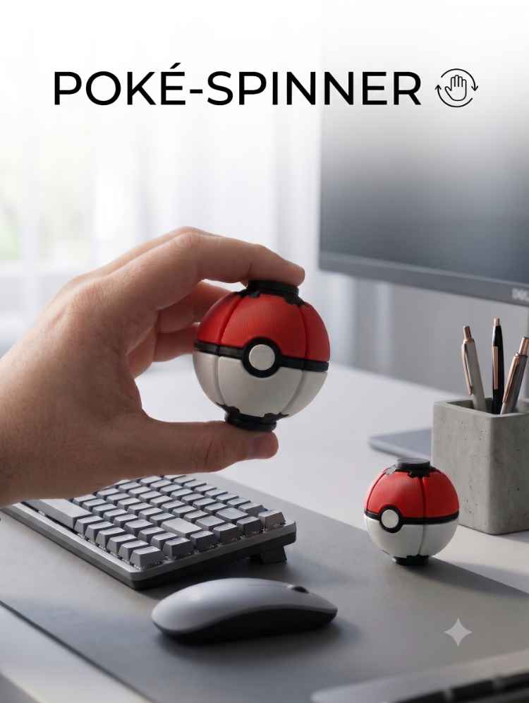 Poké-Spinner - Rulmanlı Küre Stres Çarkı