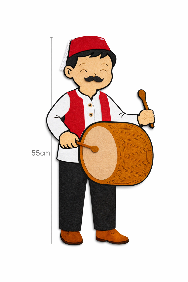 Ramazan Davulcusu Keçe Figür