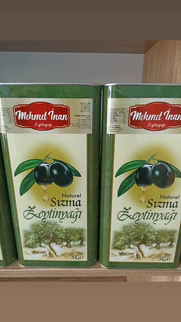 Doğal, Saf Soğuk Sıkım Zeytinyağı