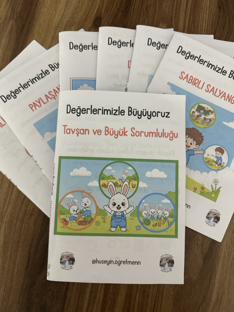 Değerlerimizle Büyüyoruz (7 Kitaplık PDF Seri)