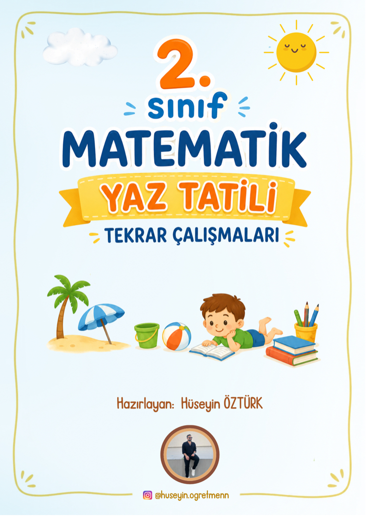 2. Sınıf Matematik Yaz Tatili Tekrar Çalışmaları