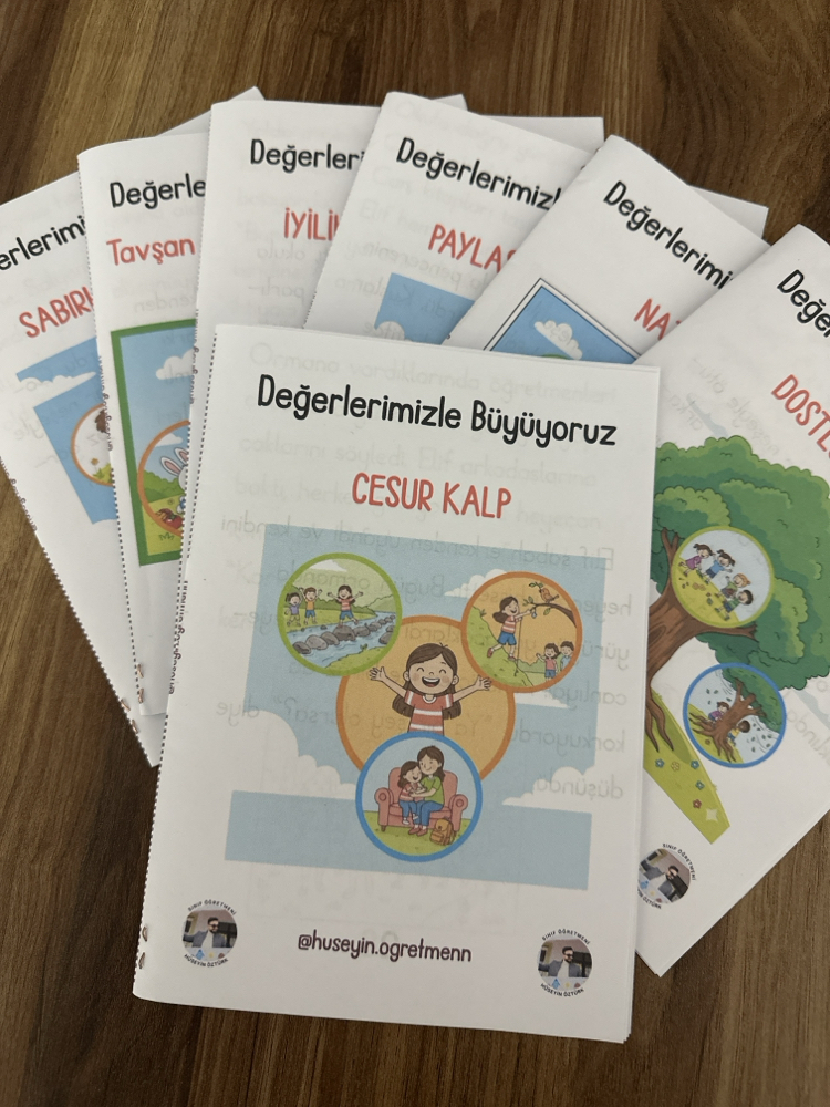 Değerlerimizle Büyüyoruz (7 Kitaplık PDF Seri)