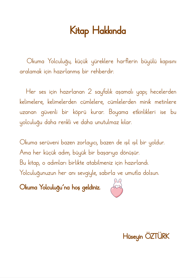 1.Sınıf Okuma Yolculuğu