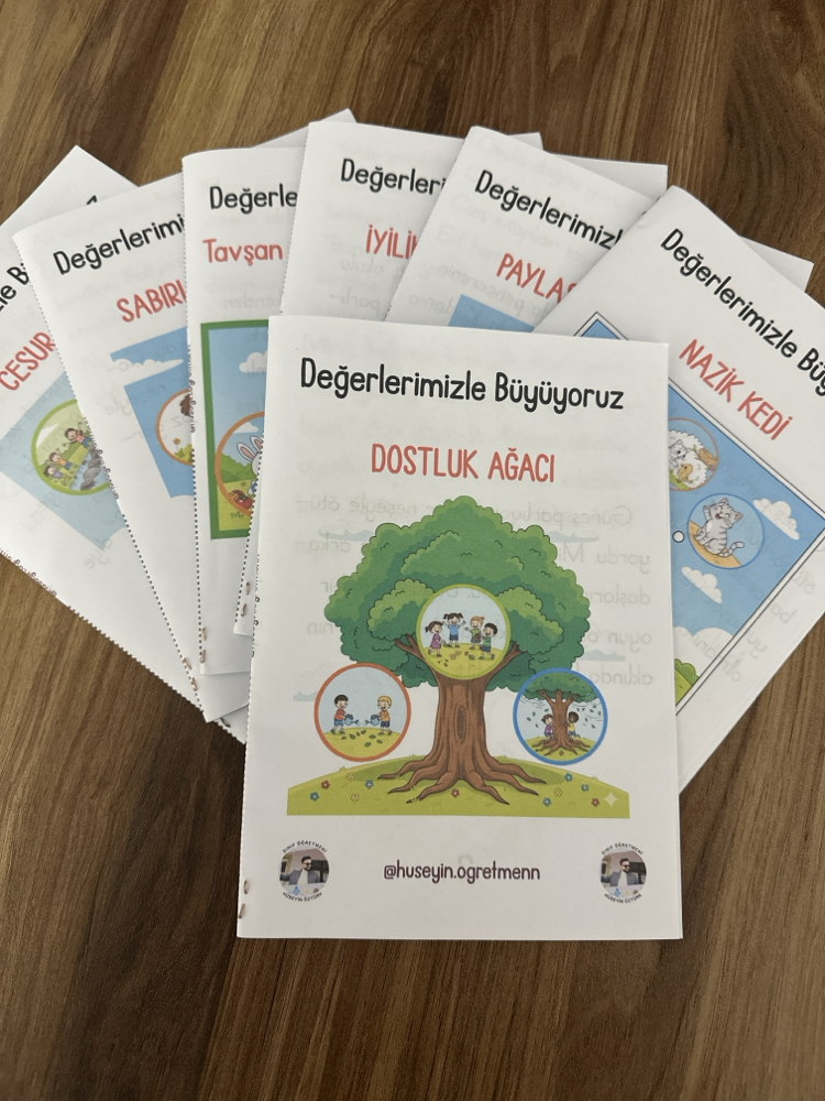 Değerlerimizle Büyüyoruz (7 Kitaplık PDF Seri)