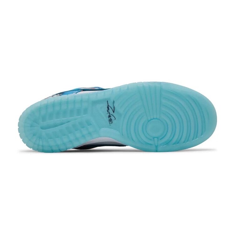 Futura Laboratories X Dunk Low Bleached Aqua